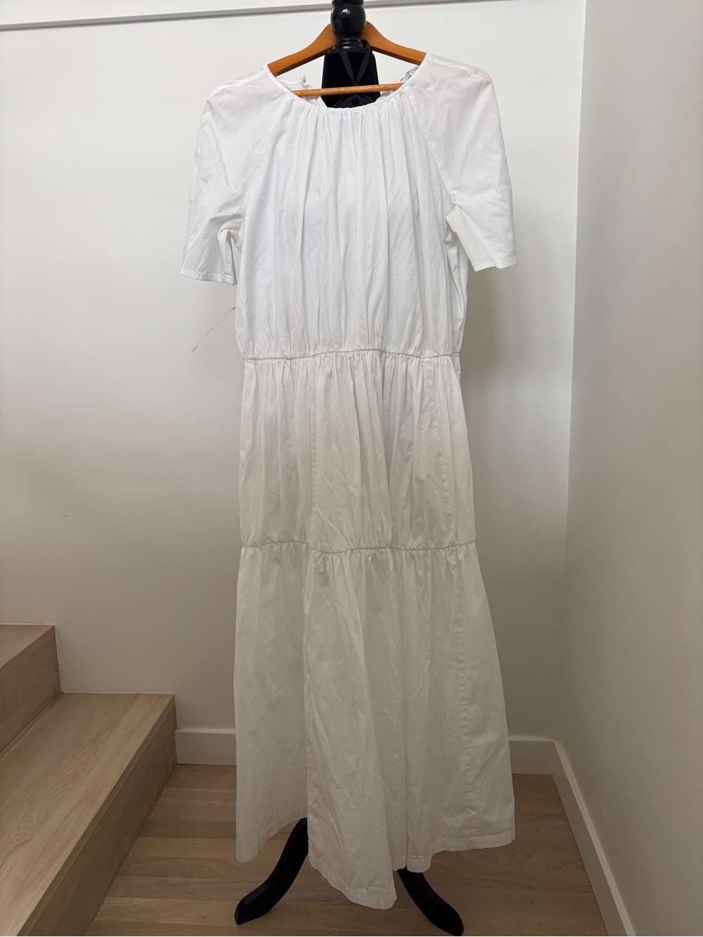 Nordstrom White Tiered Maxi Dress